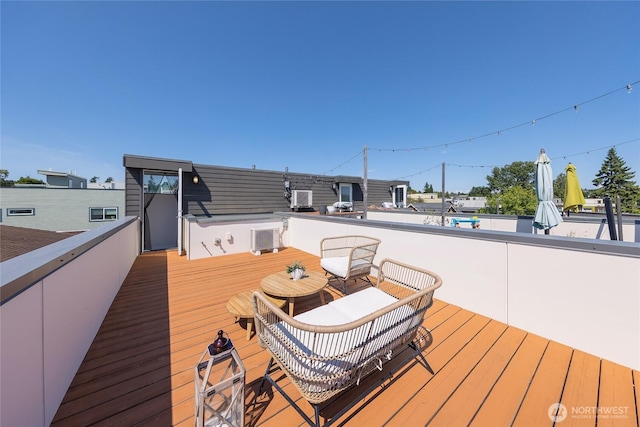 2224 NW 62nd St Unit C, Seattle, WA 98107 - view of wooden deck