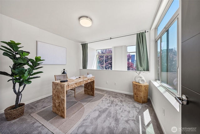 2224 NW 62nd St Unit C, Seattle, WA 98107 - office with carpet flooring and baseboards