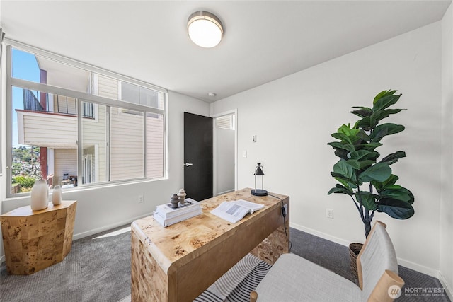 2224 NW 62nd St Unit C, Seattle, WA 98107 - carpeted office with healthy amount of natural light