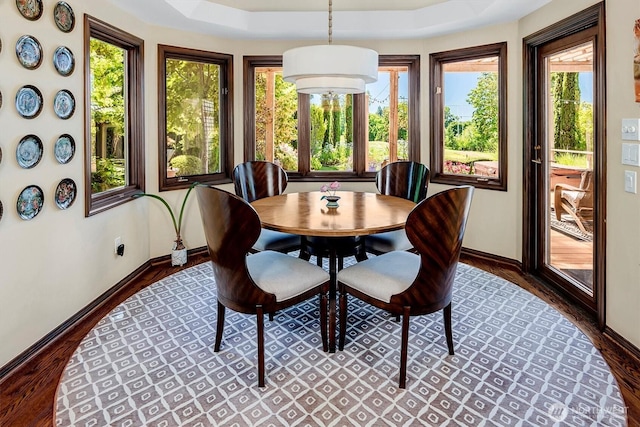 20821 NE 141st St, Woodinville, WA 98077 - dining room with wood finished floors and plenty of natural light