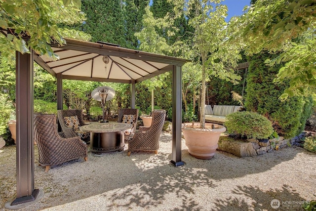 20821 NE 141st St, Woodinville, WA 98077 - view of patio with a gazebo