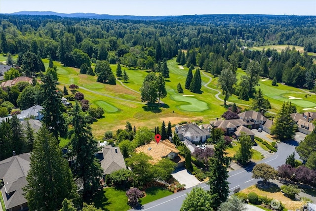 20821 NE 141st St, Woodinville, WA 98077 - aerial view of residential area with a forest and a local golf course