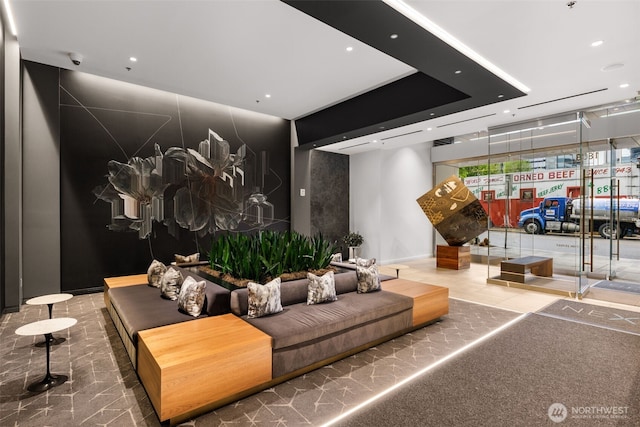 1808 Minor Ave Unit 3601, Seattle, WA 98101 - lobby featuring a surveillance system and recessed lighting
