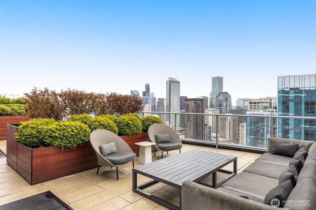 1808 Minor Ave Unit 3601, Seattle, WA 98101 - patio / terrace with a view of skyline