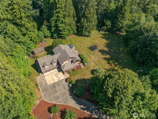 36434 249th Ave SE, Enumclaw, WA 98022 - aerial view of property and surrounding area with a forest