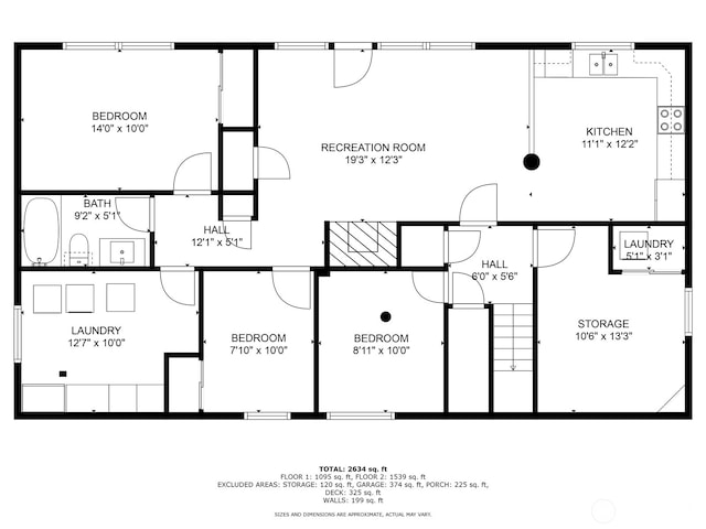 2500 171st Ave SE, Bellevue, WA 98008 - view of home floor plan