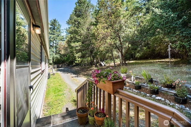301 Salmonberry Ln, Friday Harbor, WA 98250 - view of wooden deck