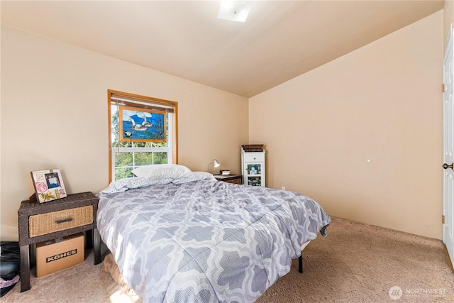 301 Salmonberry Ln, Friday Harbor, WA 98250 - bedroom with carpet and vaulted ceiling