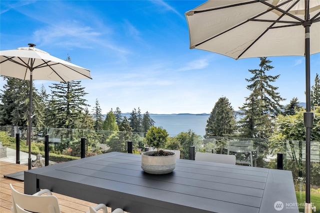 405 Bayside Rd, Bellingham, WA 98225 - view of wooden terrace