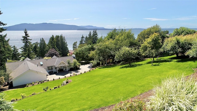 405 Bayside Rd, Bellingham, WA 98225 - view of mountain background with a nearby body of water