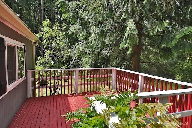 5845 Alpha Ln, Freeland, WA 98249 - view of wooden deck