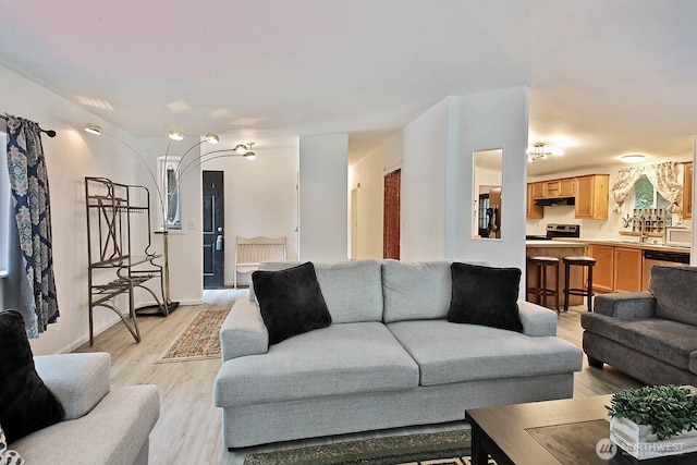 5845 Alpha Ln, Freeland, WA 98249 - living area featuring light wood finished floors