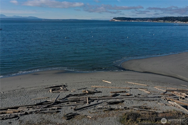 5845 Alpha Ln, Freeland, WA 98249 - water view featuring a mountain backdrop