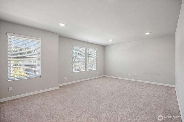 6070 Waverly Rd SW, Port Orchard, WA 98367 - carpeted empty room with recessed lighting and baseboards