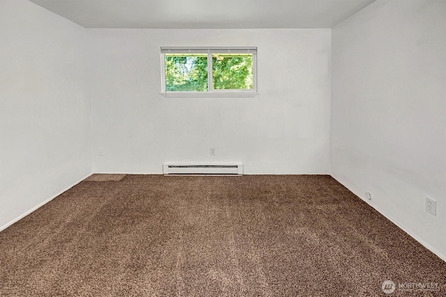 1211 108th St SW, Everett, WA 98204 - carpeted spare room featuring baseboard heating and baseboards
