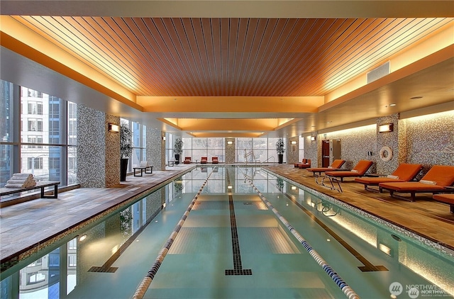 737 Olive Way Unit 3606, Seattle, WA 98101 - view of indoor community pool