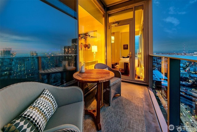 737 Olive Way Unit 3606, Seattle, WA 98101 - balcony featuring a city view