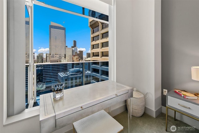 737 Olive Way Unit 3606, Seattle, WA 98101 - balcony with a skyline view
