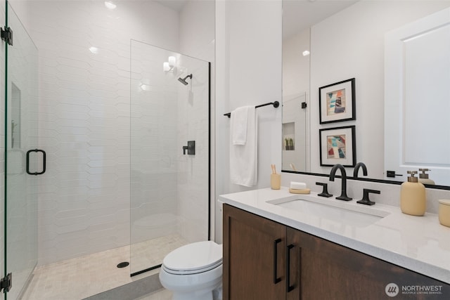 310 W Fir Loop, Washougal, WA 98671 - bathroom featuring vanity and a stall shower