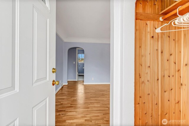 4015 N 13th St, Tacoma, WA 98406 - walk in closet with arched walkways and wood finished floors
