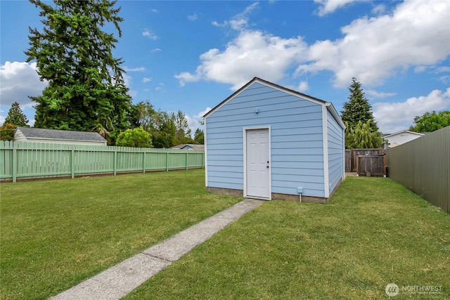 4015 N 13th St, Tacoma, WA 98406 - view of shed with a fenced backyard