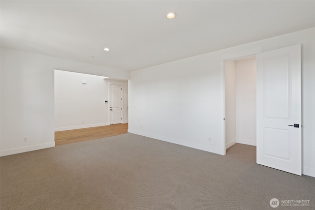 382 W Fir Loop, Washougal, WA 98671 - empty room with carpet and recessed lighting