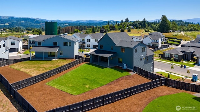 382 W Fir Loop, Washougal, WA 98671 - aerial perspective of suburban area featuring mountains