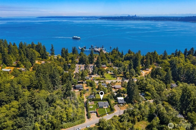 10426 SW 112th St, Vashon, WA 98070 - bird's eye view of a nearby body of water