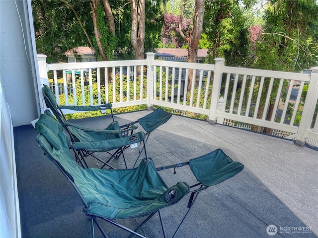 81 E Panorama Way, Grapeview, WA 98546 - view of wooden terrace