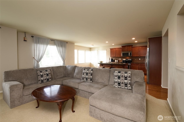 14516 270th Pl NE, Duvall, WA 98019 - living area with baseboards and recessed lighting