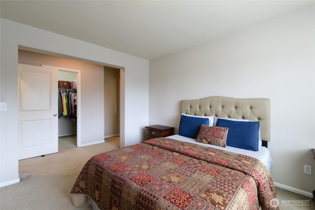14516 270th Pl NE, Duvall, WA 98019 - bedroom featuring carpet, a spacious closet, and a closet