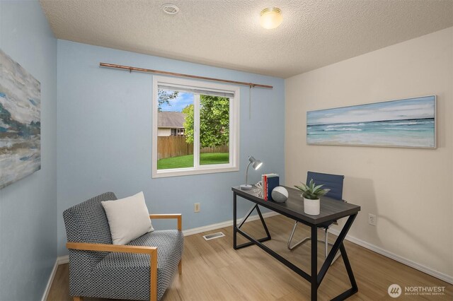 15484 174th Ave SE, Monroe, WA 98272 - home office with wood finished floors and a textured ceiling
