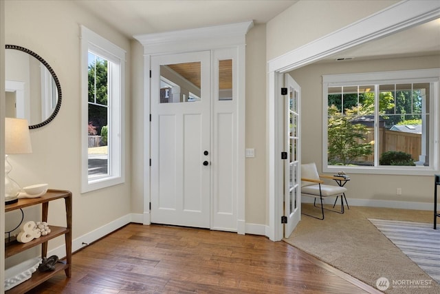 6555 125th Ave NE, Kirkland, WA 98033 - entrance foyer featuring healthy amount of natural light and wood finished floors
