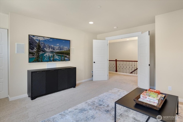 6555 125th Ave NE, Kirkland, WA 98033 - living area with carpet flooring and recessed lighting
