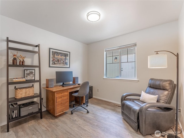 2135 Roper Ln, Wenatchee, WA 98801 - office with light wood finished floors and baseboards
