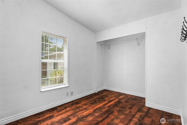 20102 119th St E, Sumner, WA 98390 - spacious closet featuring dark wood finished floors and lofted ceiling