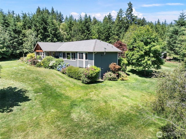 931 SW Moose Hill Ct, Port Orchard, WA 98367 - view of front of home featuring a front yard and a forest view