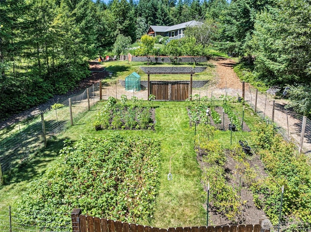 931 SW Moose Hill Ct, Port Orchard, WA 98367 - view of yard with a vegetable garden