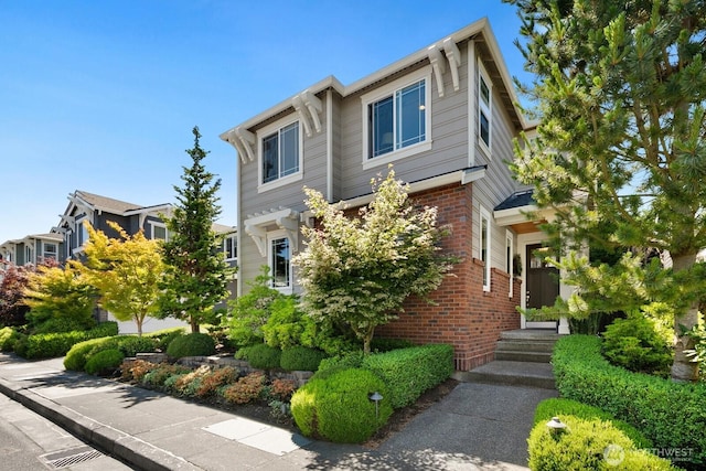 3913 W Briarcliff Ln, Seattle, WA 98199 - view of front of house with brick siding