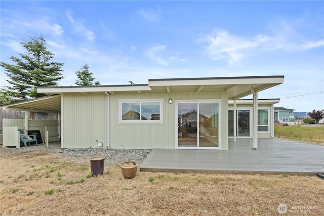 4126 Matia Dr, Ferndale, WA 98248 - rear view of property with a deck