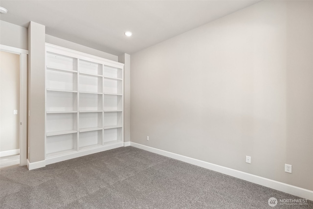 13620 100th St NE Unit 211, Lake Stevens, WA 98258 - unfurnished room with dark carpet, a smoke detector, and recessed lighting