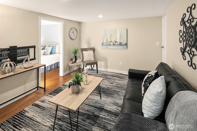 13316 30th Ave NE, Seattle, WA 98125 - living room featuring wood finished floors and recessed lighting