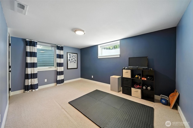 533 Craig St, Walla Walla, WA 99362 - workout area with carpet flooring and baseboards