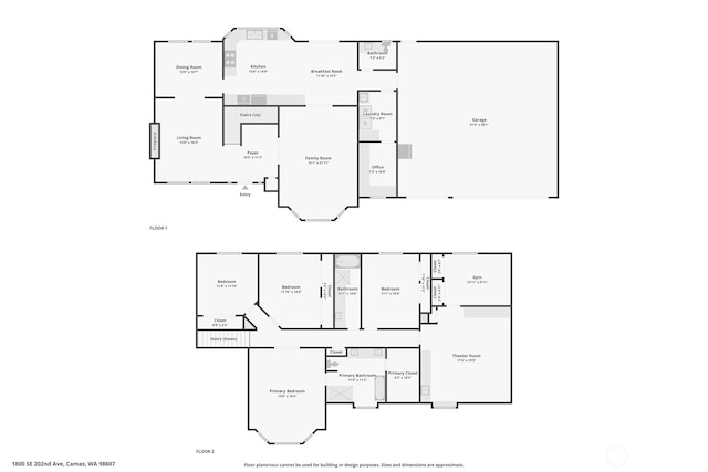 1800 SE 202nd Ave, Camas, WA 98607 - view of room layout