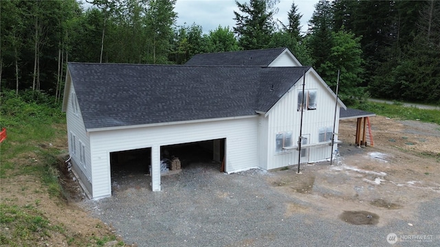 40440 306th Ave SE, Enumclaw, WA 98022 - garage with a wooded view
