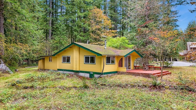 44111 SE Mt Si Rd, North Bend, WA 98045 - back of house featuring a deck