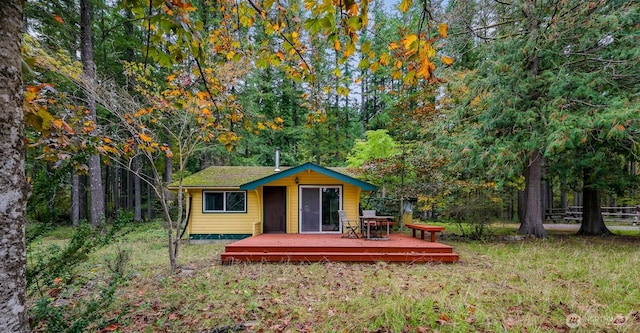 44111 SE Mt Si Rd, North Bend, WA 98045 - view of outbuilding with a wooded view
