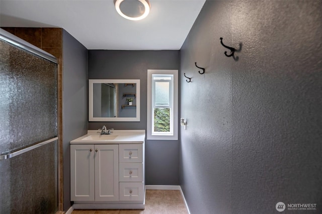 31108 3rd Ave Unit 330, Black Diamond, WA 98010 - bathroom with vanity and a stall shower