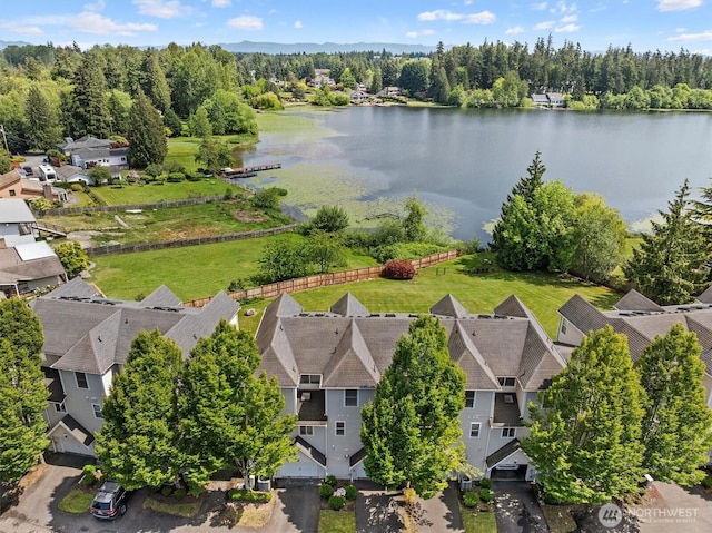 2311 Milton Way Unit E, Milton, WA 98354 - aerial view of residential area with a nearby body of water