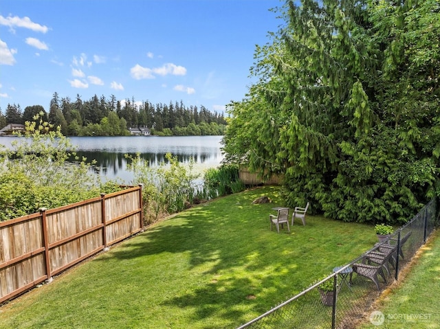 2311 Milton Way Unit E, Milton, WA 98354 - view of yard with a water view